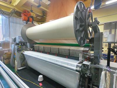 泉州タオル工場の泉州タオルを制作する機械